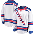 MATTH NY.Rangers White Breakaway Jerseys