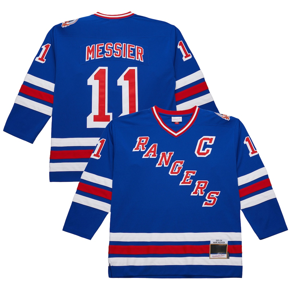 MATTH NY.Rangers #11 Mark Messier Royal 1993-94 Power Play Jerseys