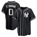 MATTH NY.Yankees #0 Marcus Stroman Player Black Out Game Home Stitched Jerseys