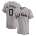 MATTH NY.Yankees #0 Marcus Stroman Player Gray Limited Elite Home Stitched Jerseys