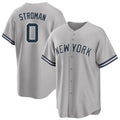 MATTH NY.Yankees #0 Marcus Stroman Player Gray Road Game Stitched Jerseys