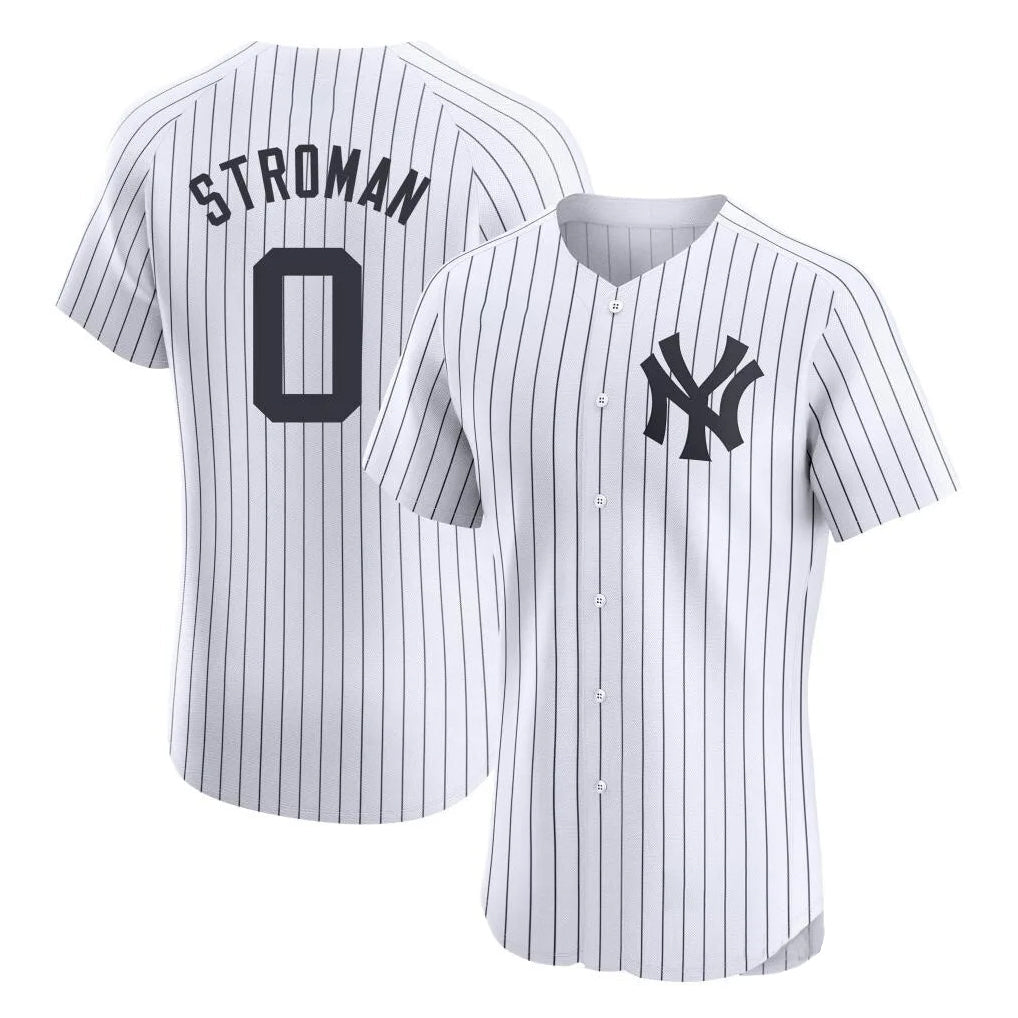 MATTH NY.Yankees #0 Marcus Stroman Player White Limited Elite Home Stitched Jerseys