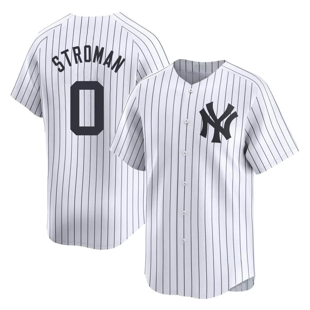 MATTH NY.Yankees #0 Marcus Stroman Player White Limited Home Stitched Jerseys