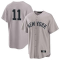 MATTH NY.Yankees #11 Anthony Volpe Player Gray Game Home Stitched Jerseys