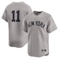MATTH NY.Yankees #11 Anthony Volpe Player Gray Limited Home Stitched Jerseys