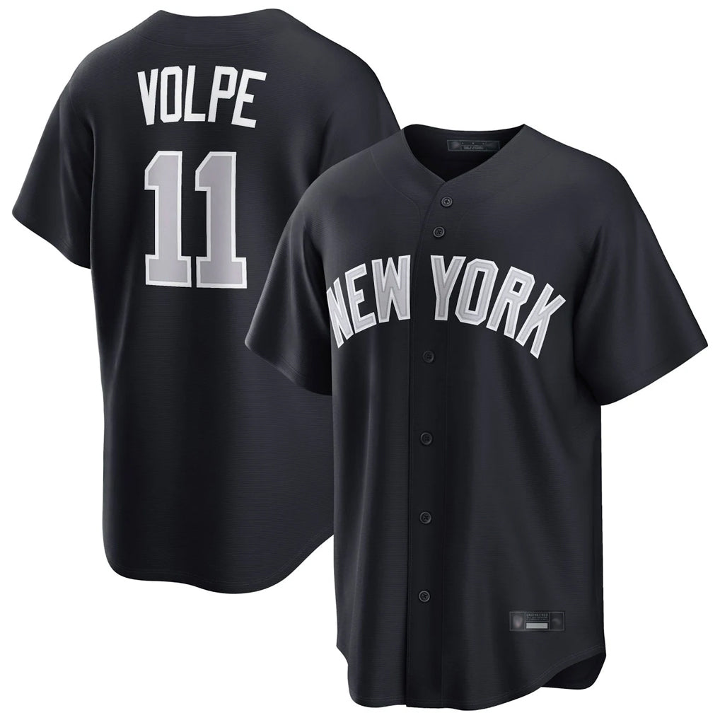 MATTH NY.Yankees #11 Anthony Volpe Player Navy Home Game Stitched Jerseys
