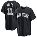 MATTH NY.Yankees #11 Anthony Volpe Player Navy Home Game Stitched Jerseys