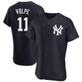 MATTH NY.Yankees #11 Anthony Volpe Player Navy Limited Elite Home Stitched Jerseys
