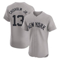 MATTH NY.Yankees #13 Jazz Chisholm Jr Player Gray Limited Elite Home Stitched Jerseys