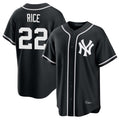 MATTH NY.Yankees #22 Ben Rice Player Black Out Game Home Stitched Jerseys