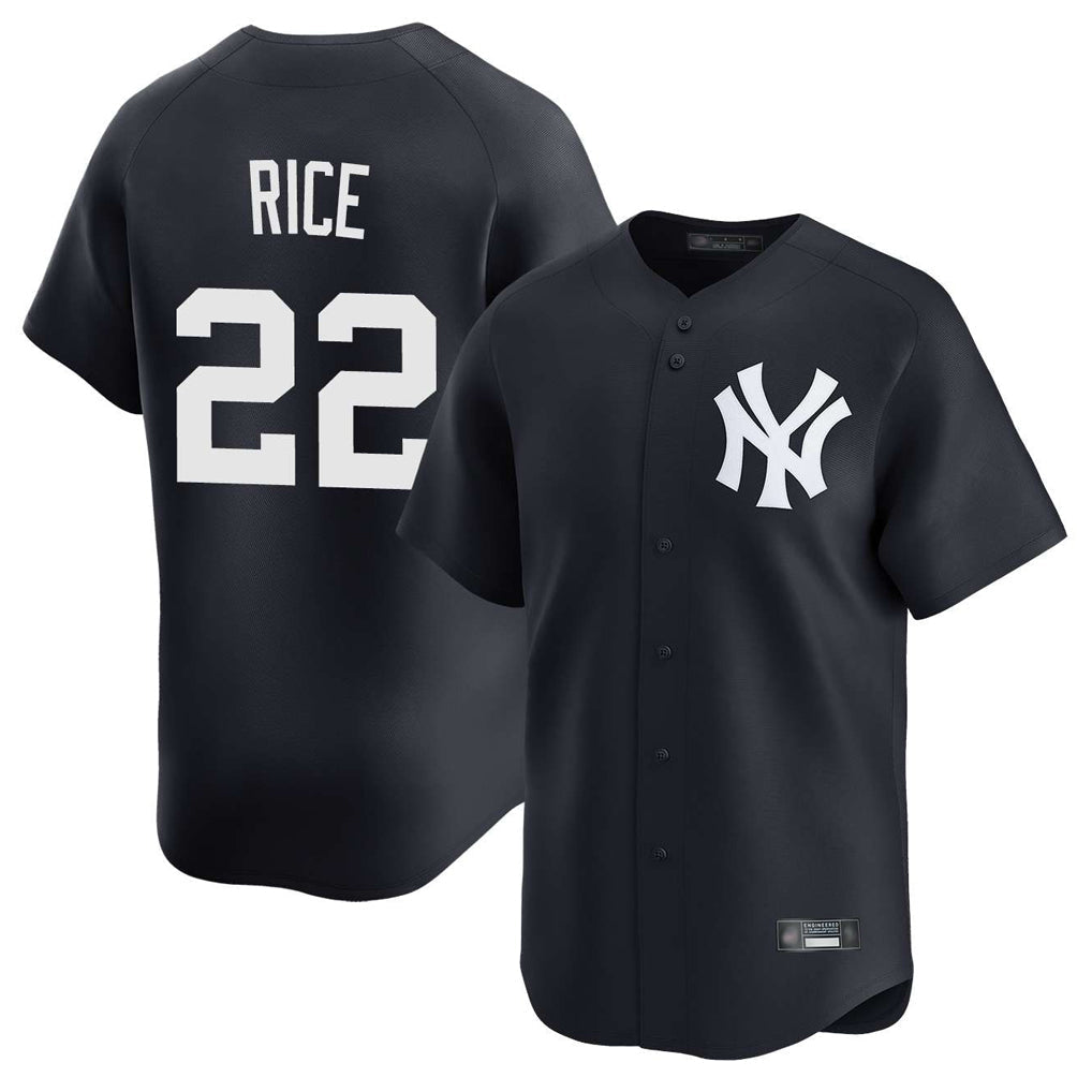 MATTH NY.Yankees #22 Ben Rice Player Navy Alternate Limited Home Stitched Jerseys