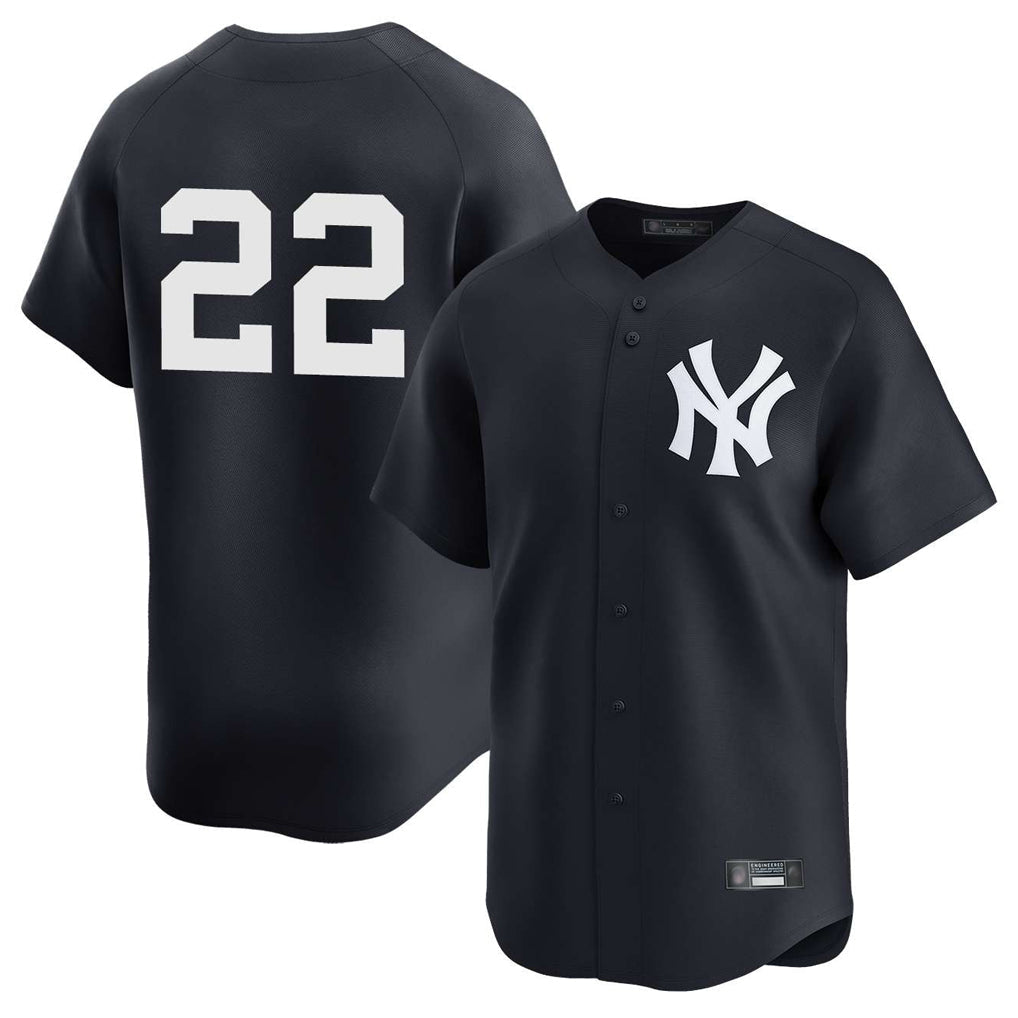 MATTH NY.Yankees #22 Ben Rice Player Navy Alternate Limited Stitched Jerseys