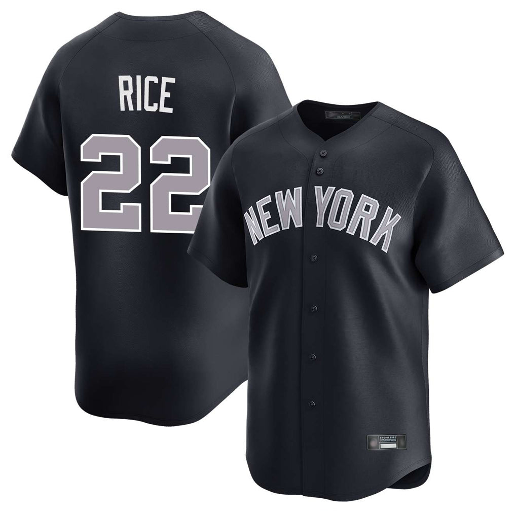 MATTH NY.Yankees #22 Ben Rice Player Navy Limited Home Stitched Jerseys