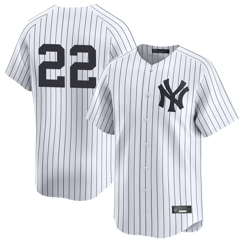 MATTH NY.Yankees #22 Ben Rice Player White Limited Stitched Jerseys