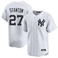 MATTH NY.Yankees #27 Giancarlo Stanton Player White Limited Home Stitched Jerseys