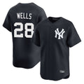 MATTH NY.Yankees #28 Austin Wells Player Navy Alternate Limited Home Stitched Jerseys