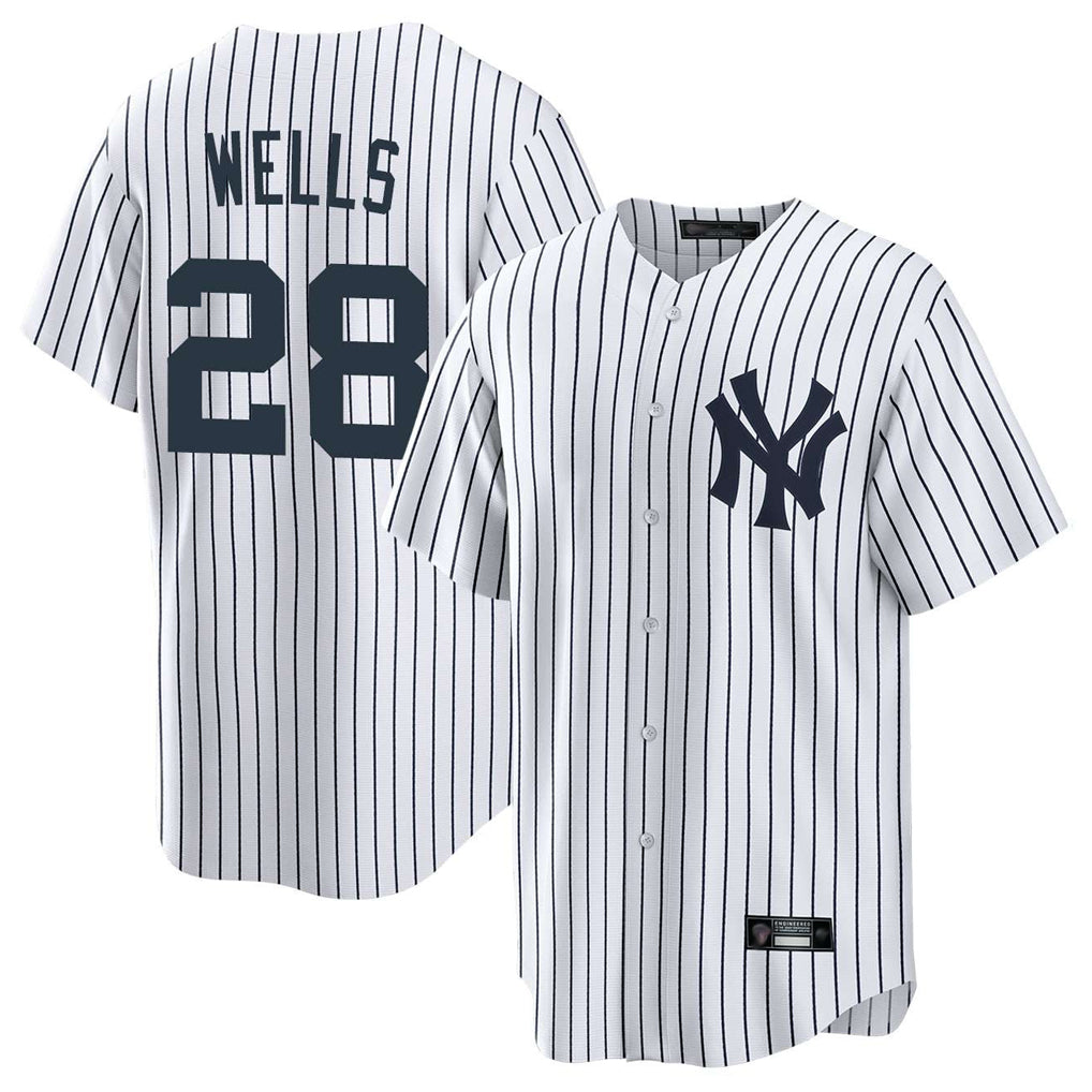 MATTH NY.Yankees #28 Austin Wells Player White Game Home Stitched Jerseys