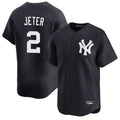 MATTH NY.Yankees #2 Derek Jeter Player Navy Limited Home Stitched Jerseys