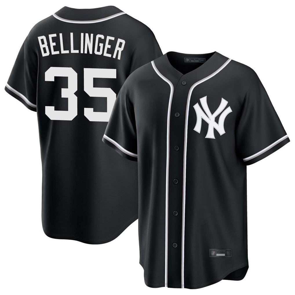 MATTH NY.Yankees #35 Cody Bellinger Player Black Out Game Stitched Jerseys