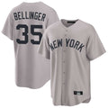 MATTH NY.Yankees #35 Cody Bellinger Player Gray Game Home Stitched Jerseys