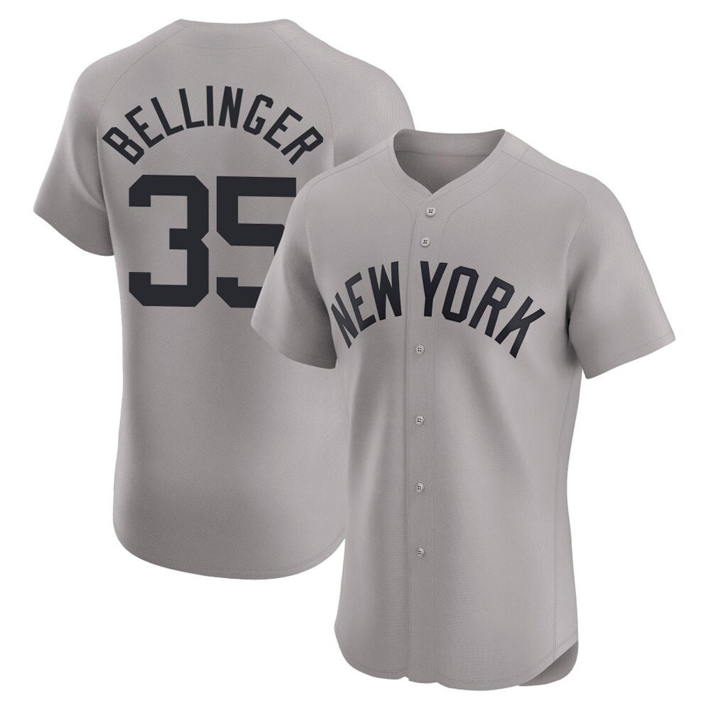 MATTH NY.Yankees #35 Cody Bellinger Player Gray Limited Elite Home Stitched Jerseys