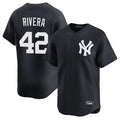 MATTH NY.Yankees #42 Mariano Rivera Player Navy Alternate Limited Home Stitched Jerseys