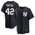 MATTH NY.Yankees #42 Mariano Rivera Player Navy Game Home Stitched Jerseys