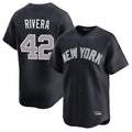 MATTH NY.Yankees #42 Mariano Rivera Player Navy Limited Home Stitched Jerseys