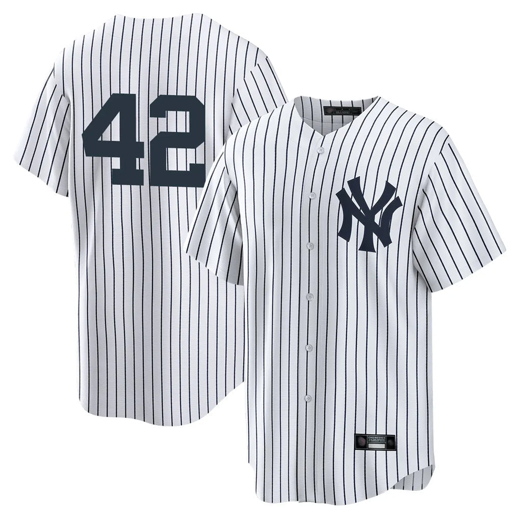 MATTH NY.Yankees #42 Mariano Rivera Player White Game Stitched Jerseys
