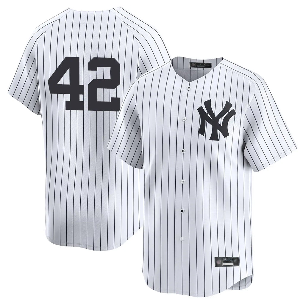MATTH NY.Yankees #42 Mariano Rivera Player White Limited Stitched Jerseys