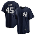 MATTH NY.Yankees #45 Gerrit Cole Player Navy Game Home Stitched Jerseys