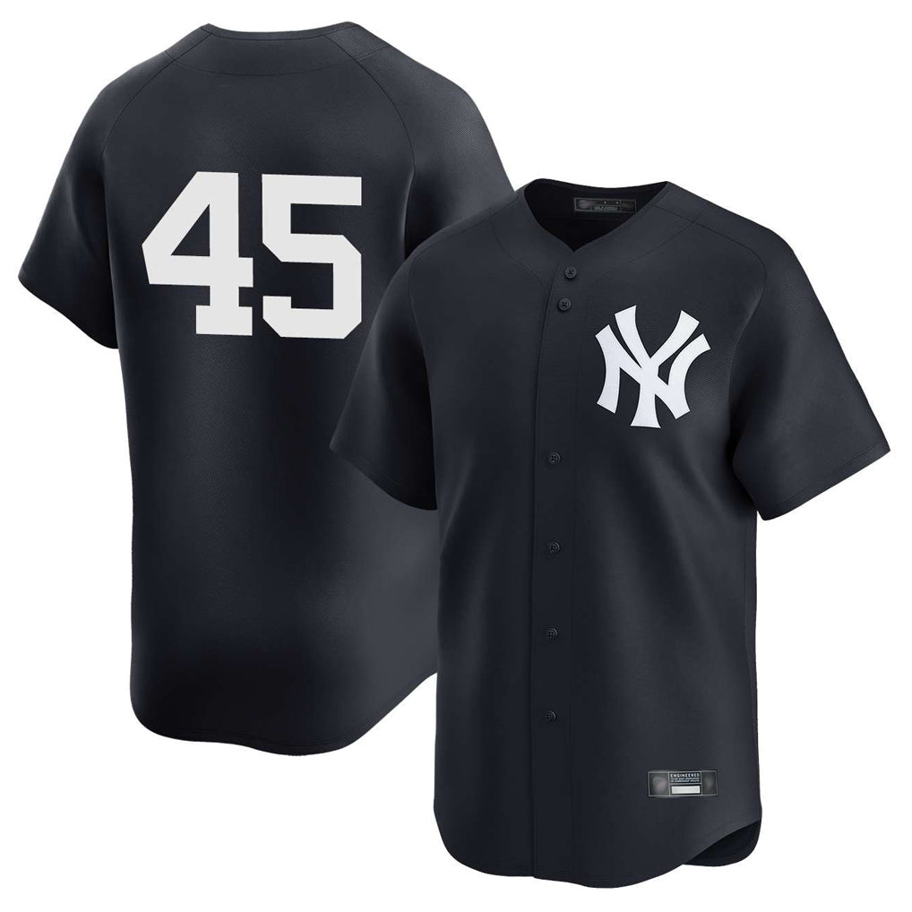 MATTH NY.Yankees #45 Gerrit Cole Player Navy Limited Home Stitched Jerseys