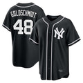 MATTH NY.Yankees #48 Paul Goldschmidt Player Black Out Game Home Stitched Jerseys