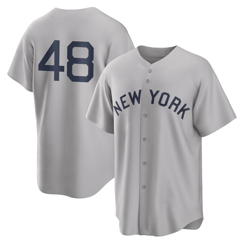 MATTH NY.Yankees #48 Paul Goldschmidt Player Gray Field of Dreams Game Stitched Jerseys