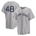 MATTH NY.Yankees #48 Paul Goldschmidt Player Gray Field of Dreams Game Stitched Jerseys