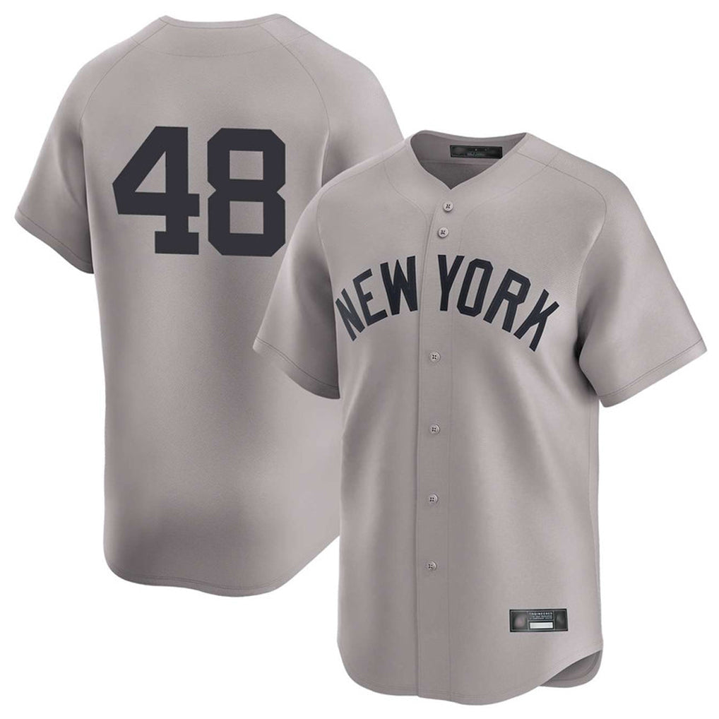 MATTH NY.Yankees #48 Paul Goldschmidt Player Gray Limited Home Stitched Jerseys