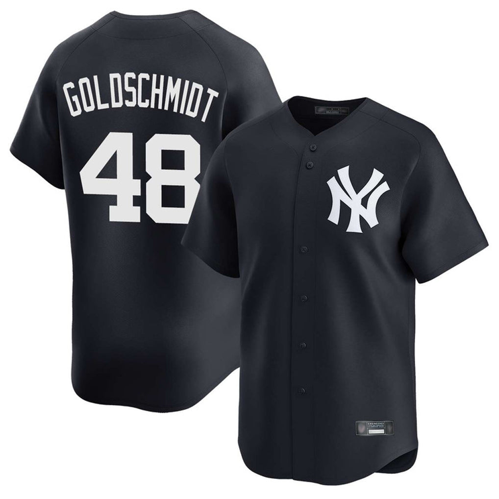 MATTH NY.Yankees #48 Paul Goldschmidt Player Navy Limited Stitched Jerseys