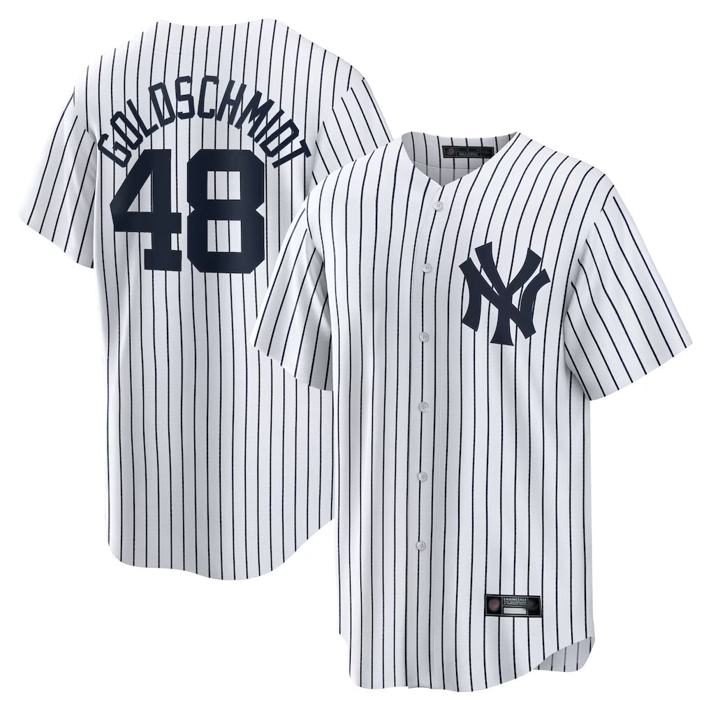 MATTH NY.Yankees #48 Paul Goldschmidt Player White Game Home Stitched Jerseys