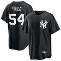 MATTH NY.Yankees #54 Max Fried Player Black Game Stitched Jerseys