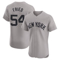 MATTH NY.Yankees #54 Max Fried Player Gray Limited Elite Home Stitched Jerseys