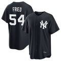 MATTH NY.Yankees #54 Max Fried Player Navy Game Stitched Jerseys