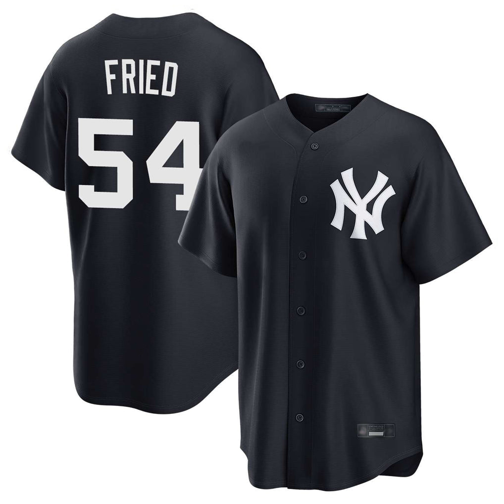 MATTH NY.Yankees #54 Max Fried Player Navy Game Stitched Jerseys