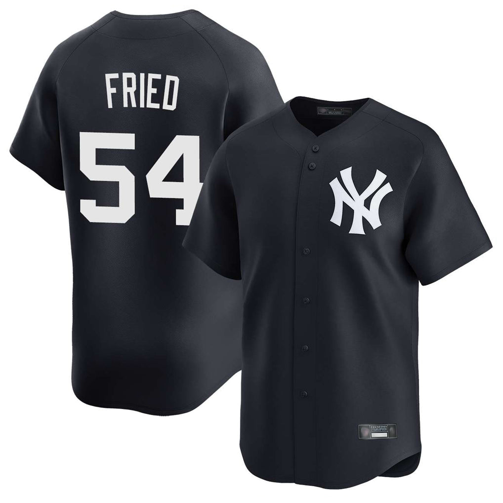 MATTH NY.Yankees #54 Max Fried Player Navy Limited Game Stitched Jerseys