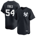 MATTH NY.Yankees #54 Max Fried Player Navy Limited Game Stitched Jerseys