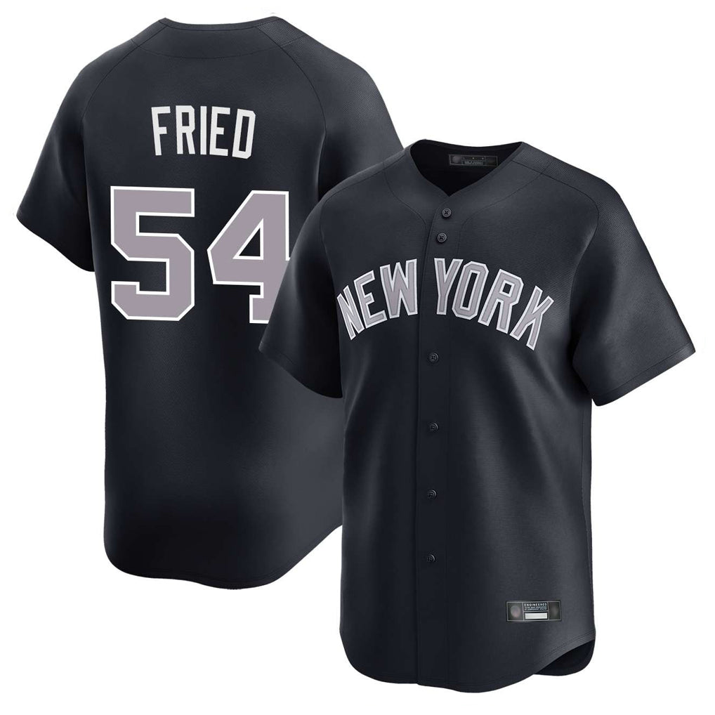 MATTH NY.Yankees #54 Max Fried Player Navy Limited Home Stitched Jerseys