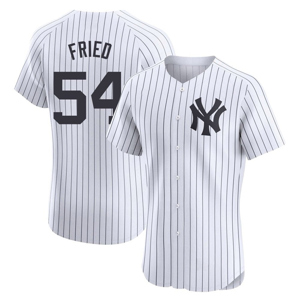 MATTH NY.Yankees #54 Max Fried Player White Limited Elite Home Stitched Jerseys