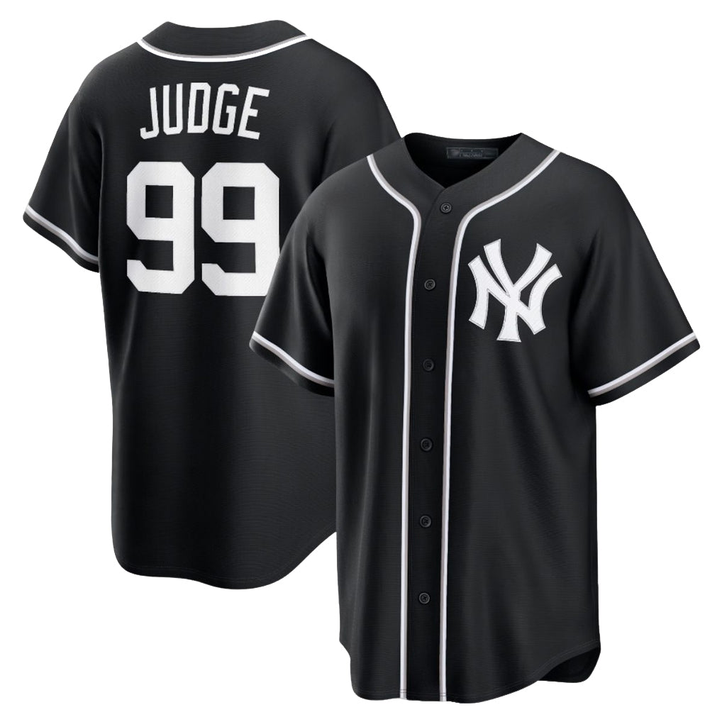 MATTH NY.Yankees #99 Aaron Judge Player Black Out Game Stitched Jerseys