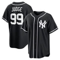 MATTH NY.Yankees #99 Aaron Judge Player Black Out Game Stitched Jerseys