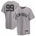 MATTH NY.Yankees #99 Aaron Judge Player Gray Game Home Stitched Jerseys