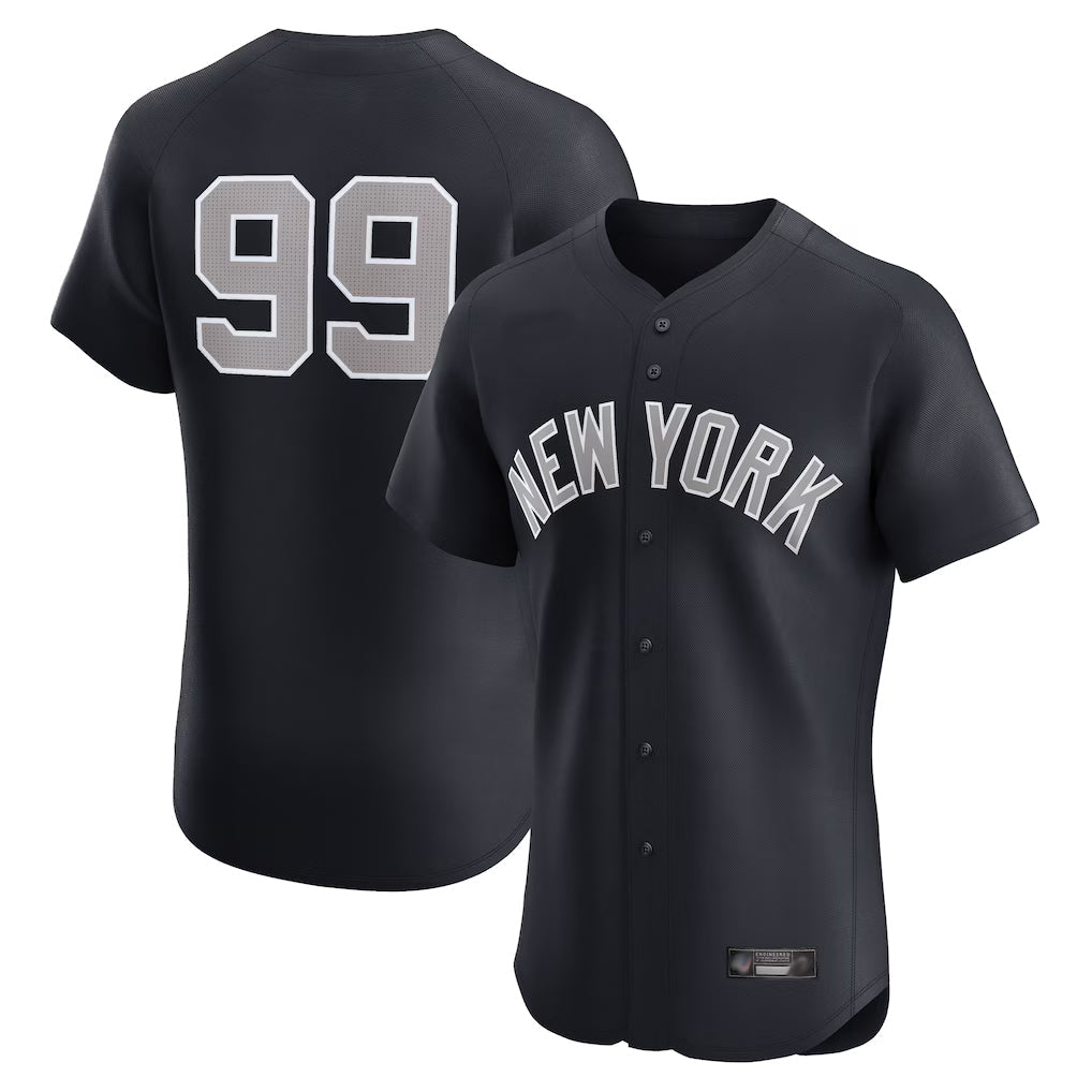 MATTH NY.Yankees #99 Aaron Judge Player Navy  Home Limited Elite Game Stitched Jerseys